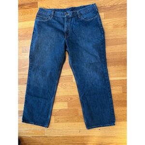 Carhartt Relaxed Fit Straight Leg Denim Jeans Men's Size 40x30 Blue